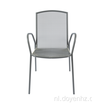 Outdoor metalen uitvouwbare mesh fauteuil